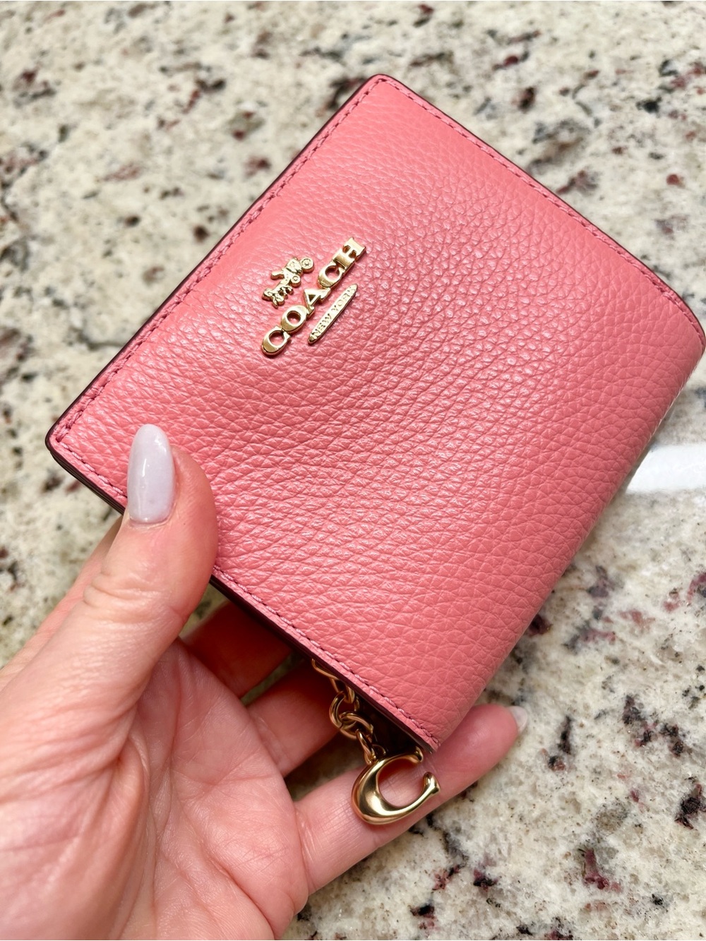 Coach Pink Bi-fold Wallet NWOT - Picture 5 of 12